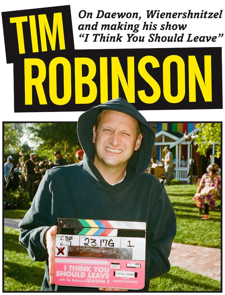 Tim Robinson interview Opening title NEW