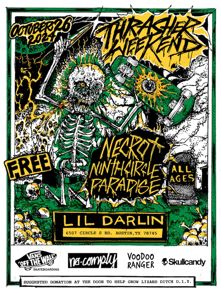 Thrasher Weekend Punk Flyer v2 2000