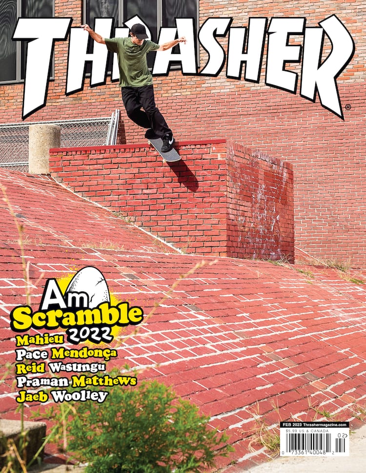 Thrasher Feb Covers Nick Matthews Back Smith Boston 2000