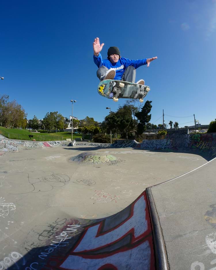 Elijah Akerley Kickflip Potrero 2000