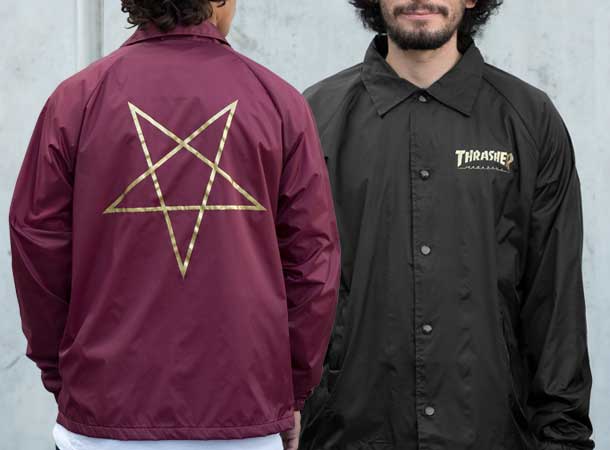 Pentagram Coach Jackets Ship For Free