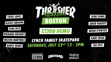 Thrasher Weekend: Boston Info