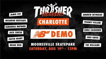 Thrasher Weekend: Charlotte Anouncement
