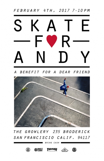 Skate for Andy Benefit