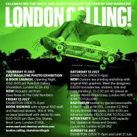 London Calling! &quot;RAD&quot; Book Launch and Exhibition