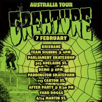 Creature's Australia Tour 2025