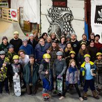 Dan Mancina at the Compound Skatepark in Calgary