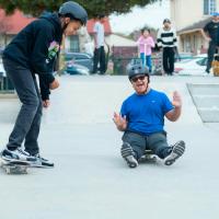 Super Skate Posse Giveback in Long Beach
