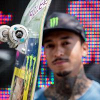 Nyjah Huston Skates Flatground